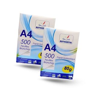 Lot de 2 Ramettes Authentik Copy Paper A4 80g