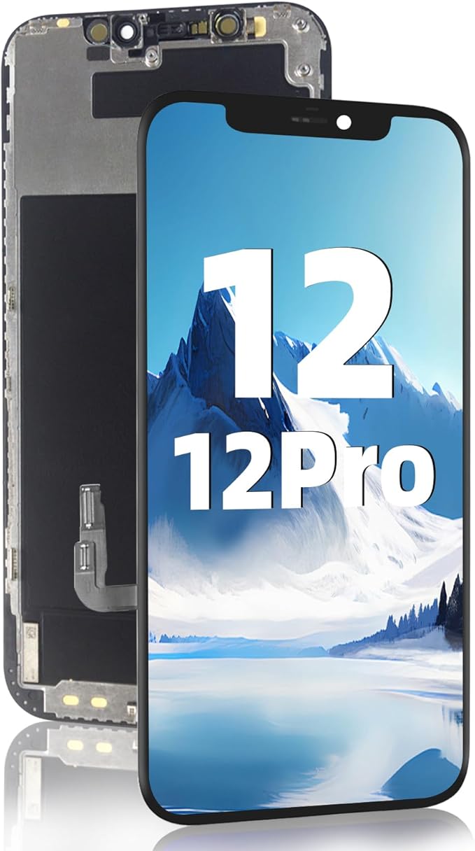 Écran LCD de remplacement 6.1" pour iPhone 12 / 12 Pro avec numériseur tactile 3D