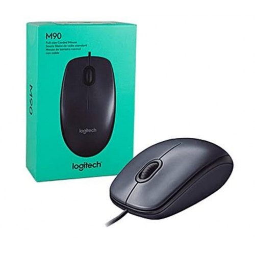 Logitech M90 Souris Filaire USB Ambidextre – 1000 DPI