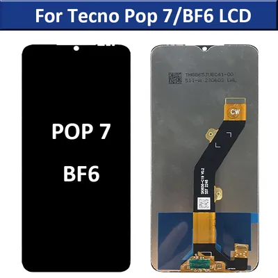 Écran complet pour Tecno Pop 7 (BF6) – LCD + tactile assemblé
