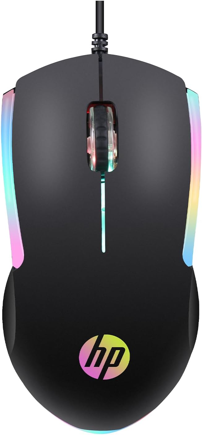 HP M160 Souris Filaire USB Gaming Rétroéclairée – 1000 DPI – 843W8AA