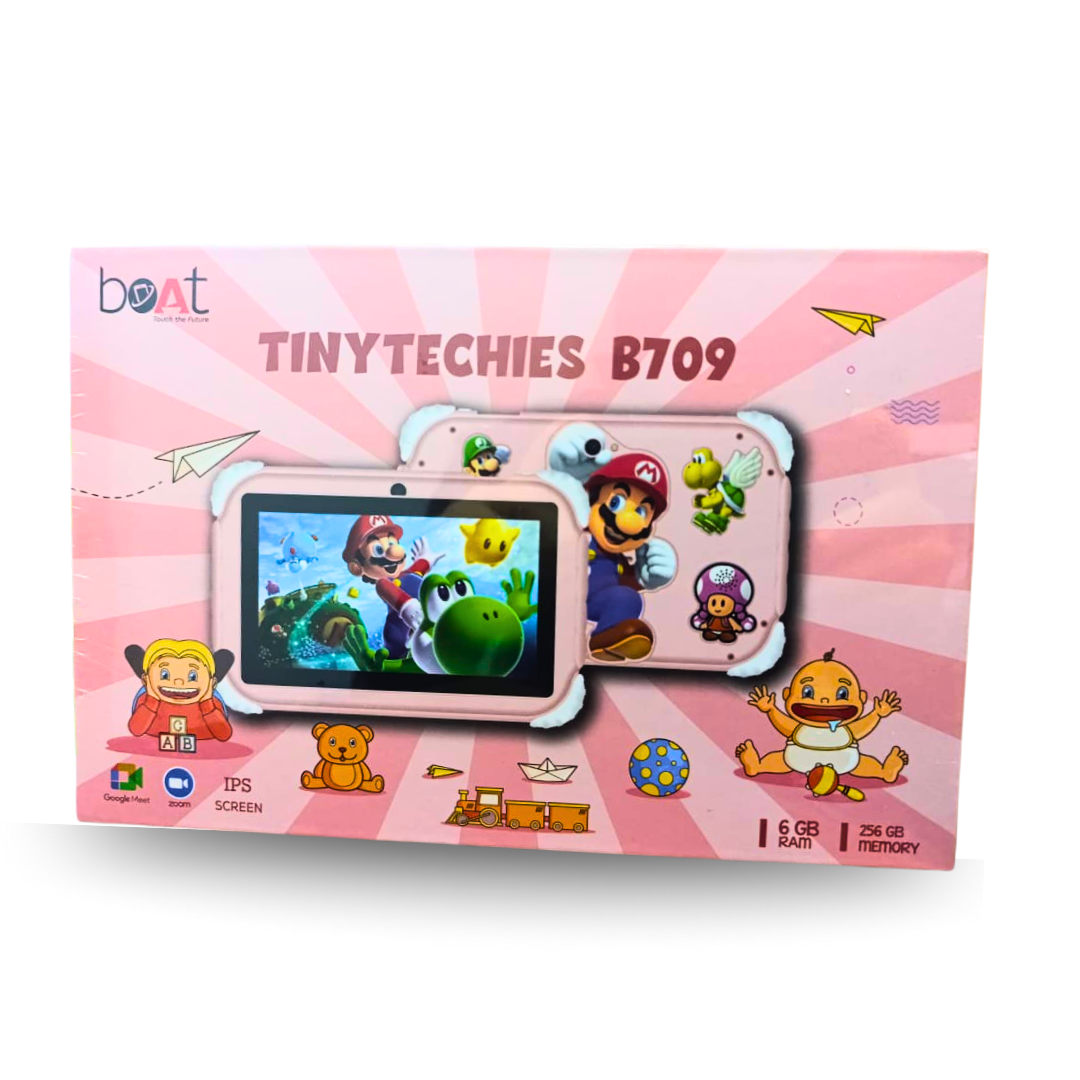 Tablette Enfant boAT TinyTechies B709 – 7 pouces, Android 13, Octa-Core, 5000 mAh