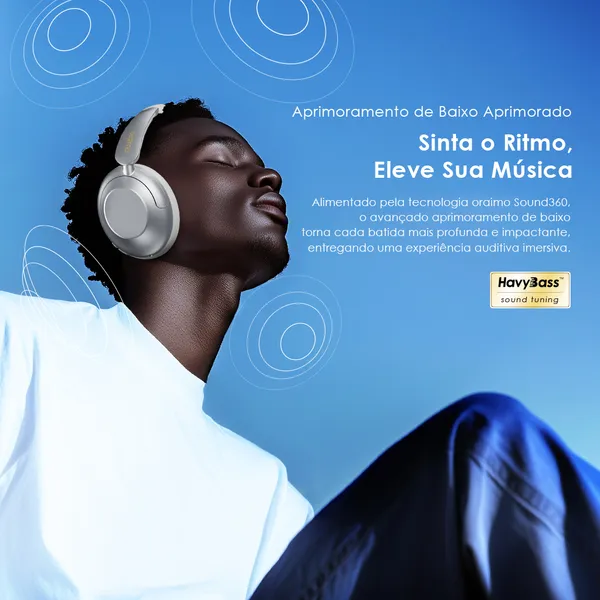 Oraimo BoomPop Pro Casque sans fil Hybrid Active Noise Cancellation