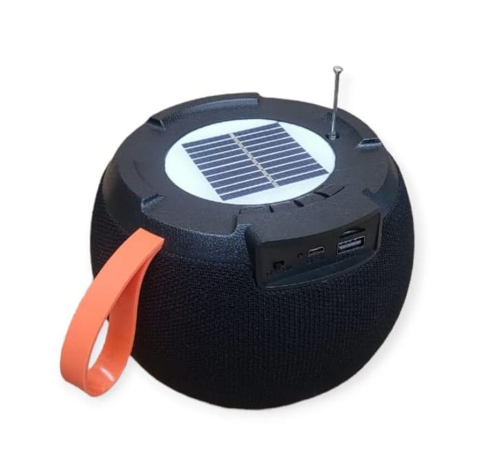 Enceinte Bluetooth Solaire TO-T18 – FM, USB, Micro SD, Alimentation solaire/électrique