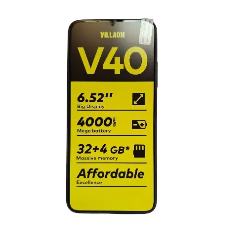 Villaon V40 Smartphone – 4 Go RAM / 32 Go ROM, écran 6,52″, 4000 mAh