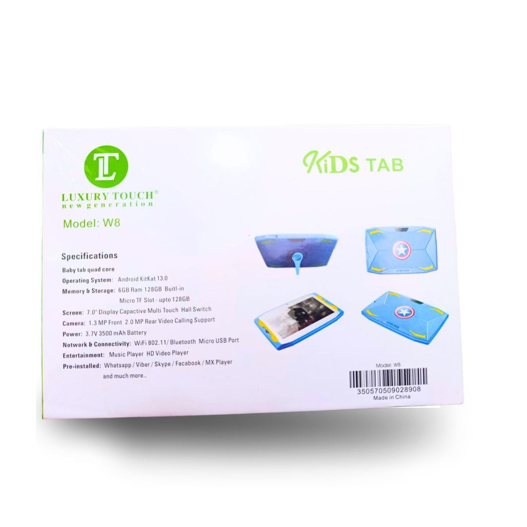 Tablette Enfant Luxury Touch Kids Tab W8 – 7 pouces, 6GB RAM + 128GB