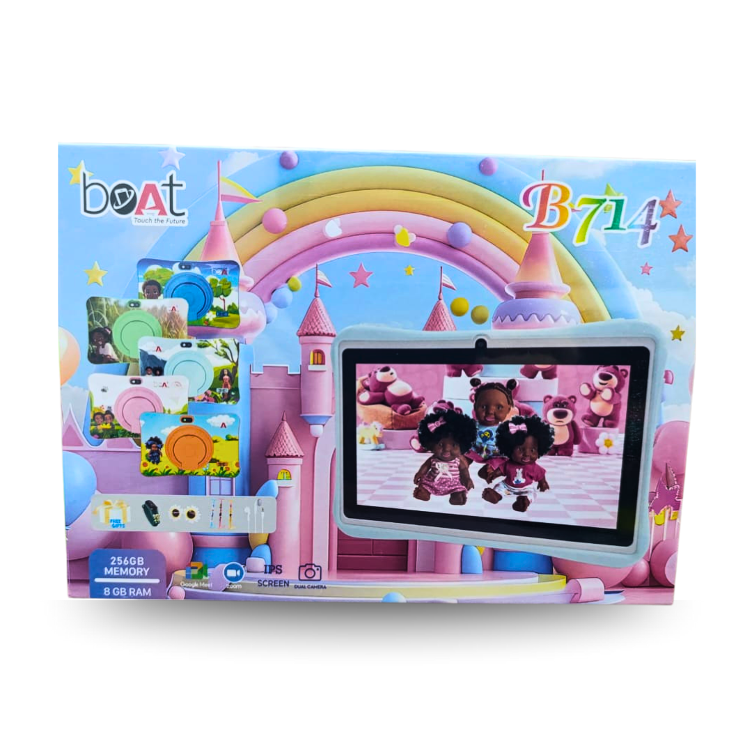 Tablette éducative BOAT Tiny Techies B714 Android 13 - 7 pouces, 512 Go, 6 Go RAM, 5000 mAh
